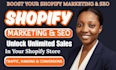 boost your shopify store SEO optimization and marketing