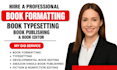 paperback formatting book typesetting and kindle formatting