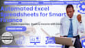 create custom excel sheet dashboard, finance tracker and budget planner