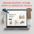 design shopify store using ai generated visuals