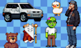make a pixel art character