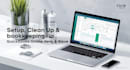do setup, clean up and bookkeeping in quickbooks online, xero and wave