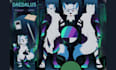 create furry reference sheet protogen ref sheet furry ref sheet anthro character