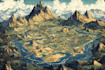 do map illustration map design fantasy map
