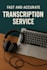 transcribe audio and video into accurate text