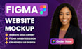 figma website design,figma UI UX, website mockup, figma web design, wix website