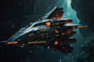 making a sci fi spaceship art