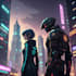 design anime character , cyberpunk character