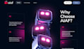 create a modern responsive website using HTML, CSS, and javascript
