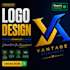 create a premium modern minimalist 2d or 3d logo design for your business