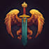 unique fantasy dungeon game logo title pack with