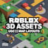 design roblox 3d assets, ugc, and map layouts