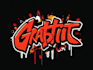 do hand drawn graffiti font logo