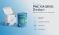 design cosmetic, skincare, haircare product packaging box