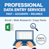 manage restaurant menu data entry in excel or pos system