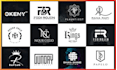 create a timeless fashion logo and branding elements