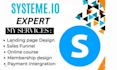 design german systeme io website, systeme io funnel, click funnels landing page