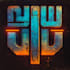 design futuristic cyberpunk logo or typography