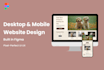 design website UI UX and mobile app UI UX in figma