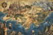 make fantasy map illustration for map