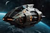 make a sci fi spaceship art