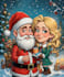 draw christmas cartoon caricature