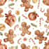 create cute christmas pattern and illustration