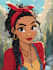 create a disney cartoon illustration