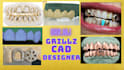 make cad design invisible setting diamond grillz with perfect fit