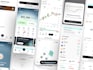 do trading UI UX design app web dashboard in figma
