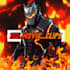 gaming logo background text