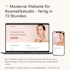 build a modern, mobilefriendly website in 72 hours