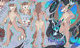 furry reference sheet fursona ref sheet anthro ref sheet vtuber furry ref sheet