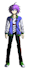 draw your character as a danganronpa sprite