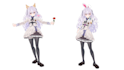 customize vroid 3d avatar,vtuber model with 3d rigging,vrchat anime 3d character