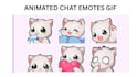 draw custom twitch emotes, animated emotes, chibi emotes, vtuber for stream