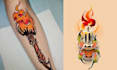 create unique custom tattoo design as an experienced  tattoo artist