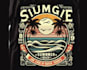 design retro t shirt summer beach logo