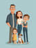 create a disney cartoon illustration