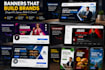 design professional web banners, social media banners and ad
