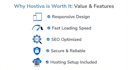 build a modern website for small business or institute