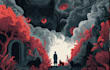draw dark art illustration