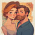paint custom couple portrait