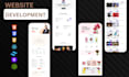 build website, full stack developer, front end developer for website development