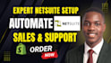 set up netsuite CRM for sales ecommerce and order customer support automation
