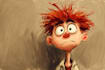 draw a cartoon character in a funny sketch