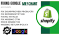 fix gtin gmc google merchant centre misrepresentation
