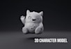 do 3d modelliing and sculpting of a cartoon character