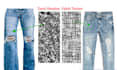 do wash abrasion effect laser design on denim