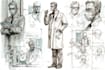 draw professional medical concept sketches